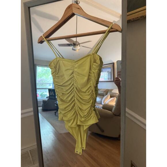 Express Body Contour Ruched Bodysuit XS - Picture 5 of 6